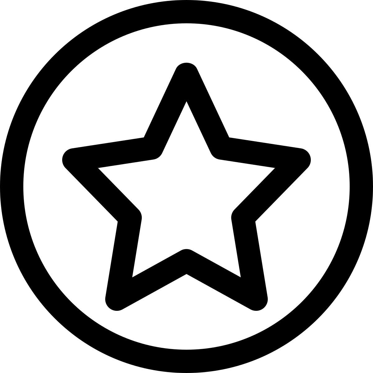 circled star icon