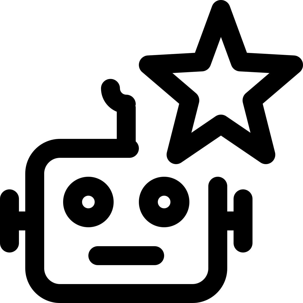 robô estrelado icon