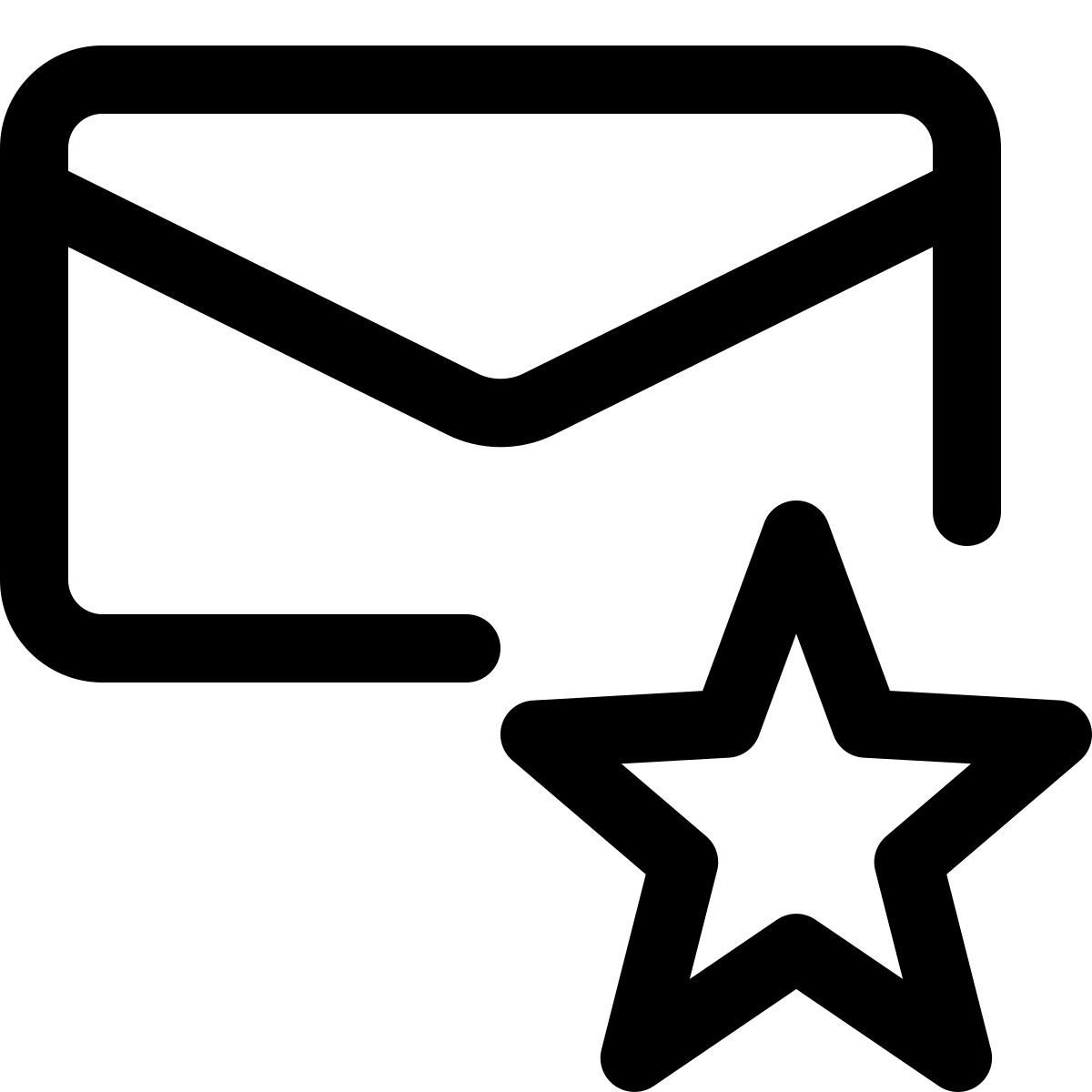 markierte lieblingsmail icon