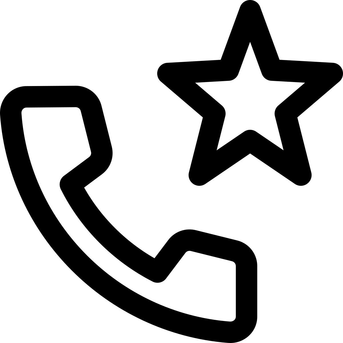 favorite telephone icon