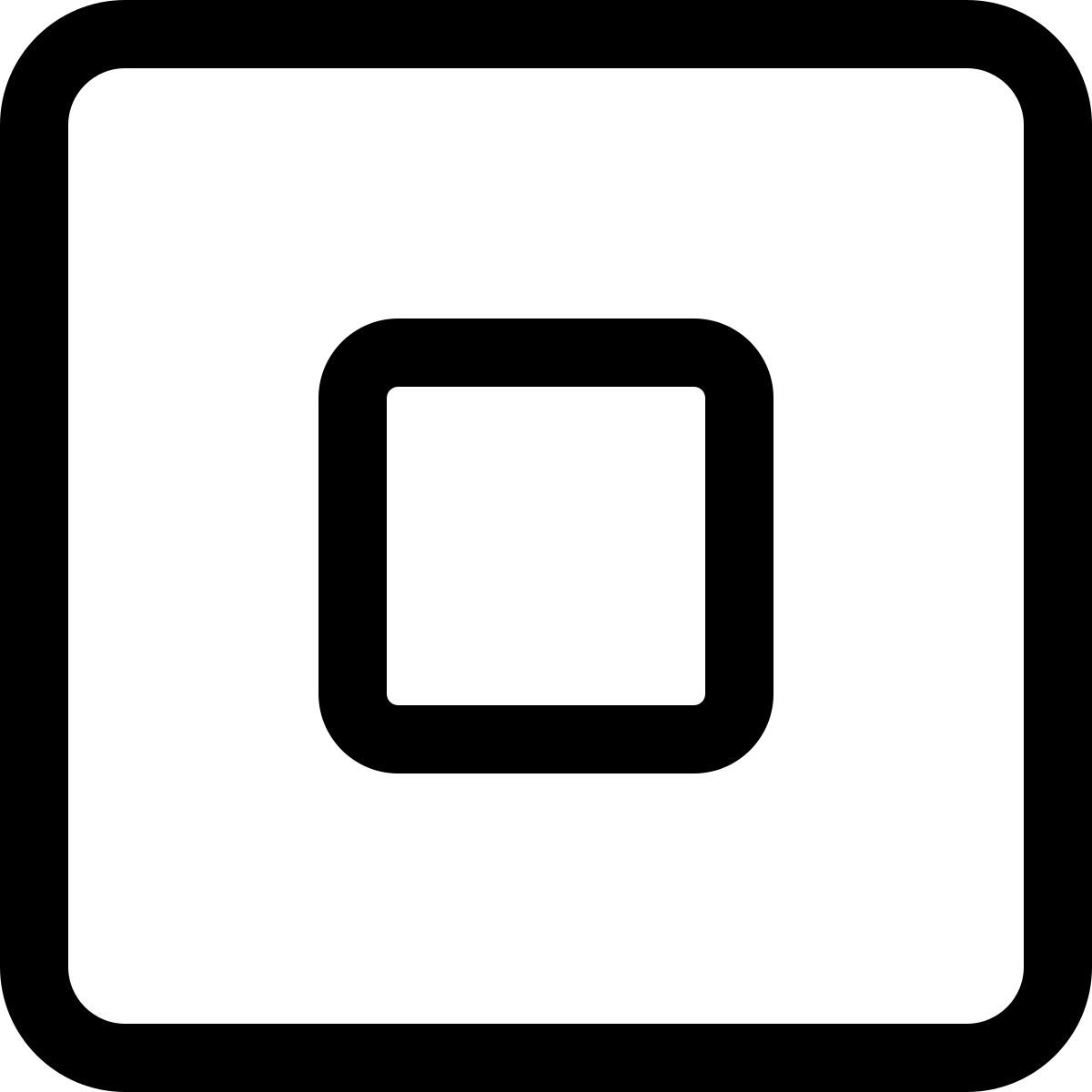 pulsante di arresto icon
