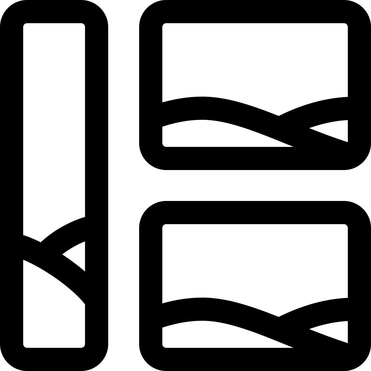 plantilla de collage de fotos icon