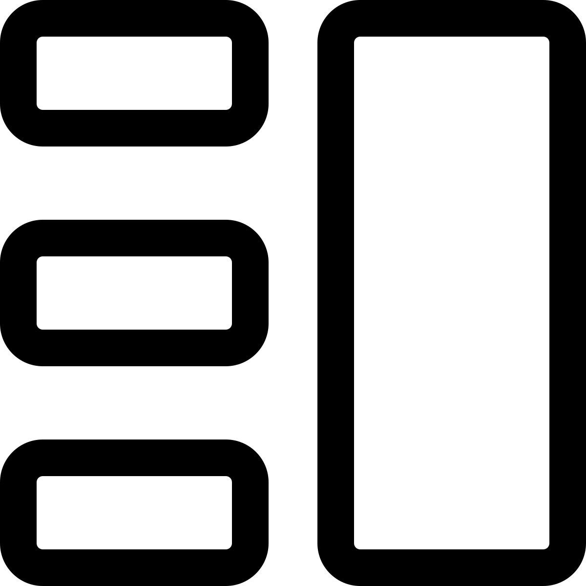 contenuto con colonna icon