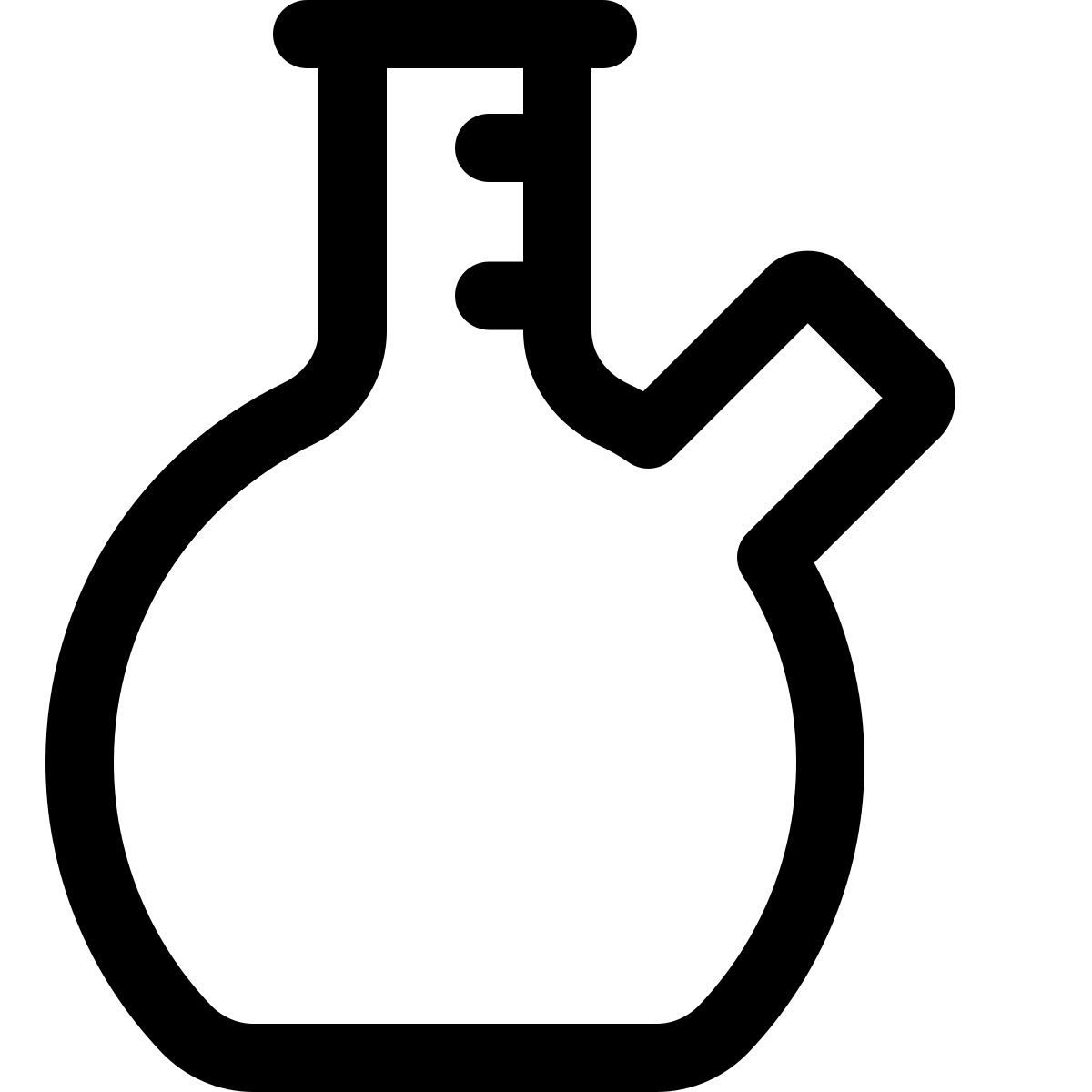 suction flask icon