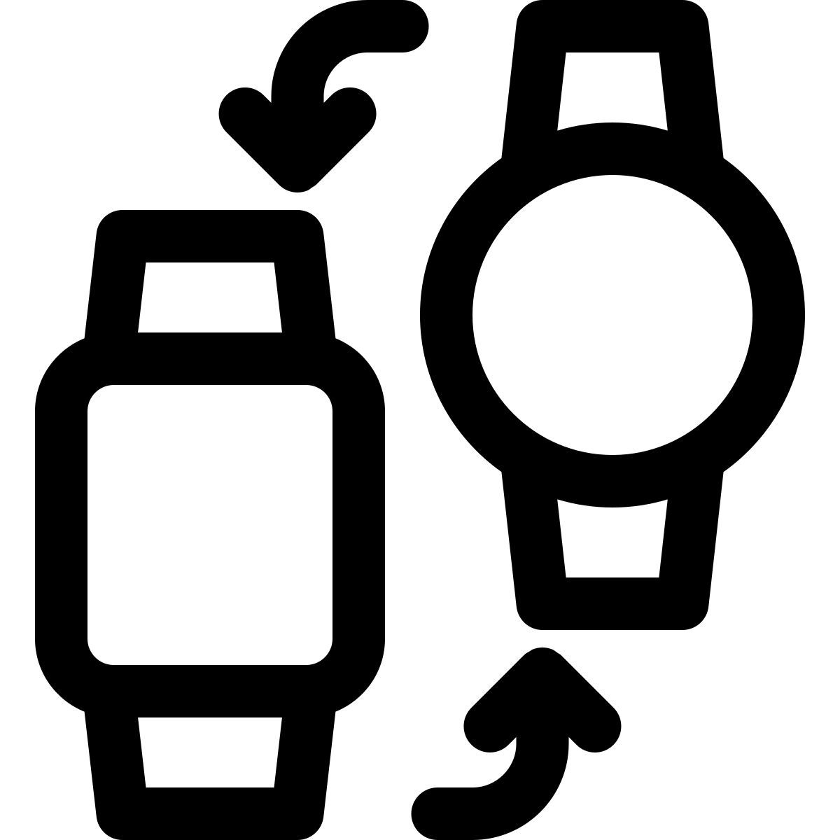 intercambio de relojes inteligentes icon