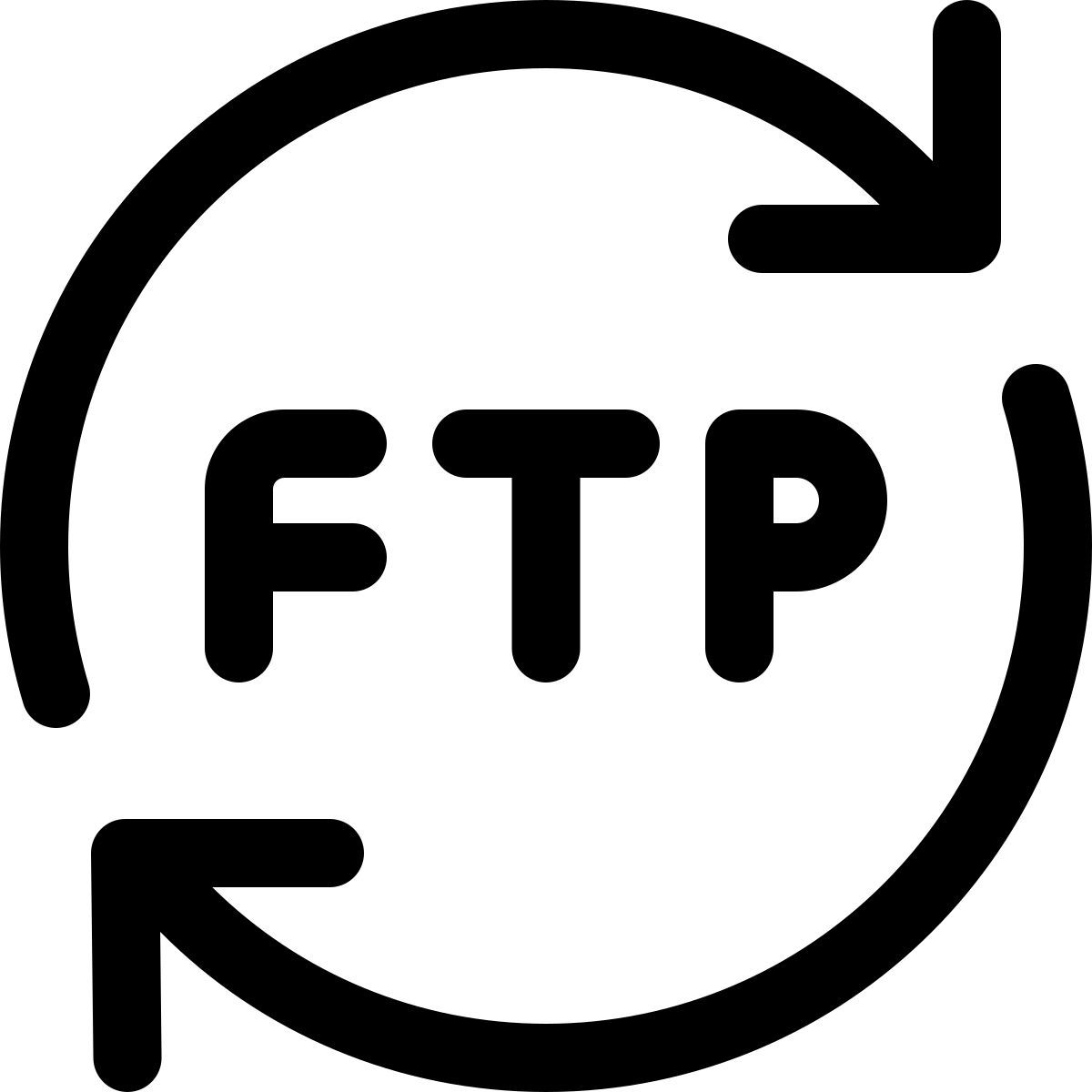 ftp synchronization icon