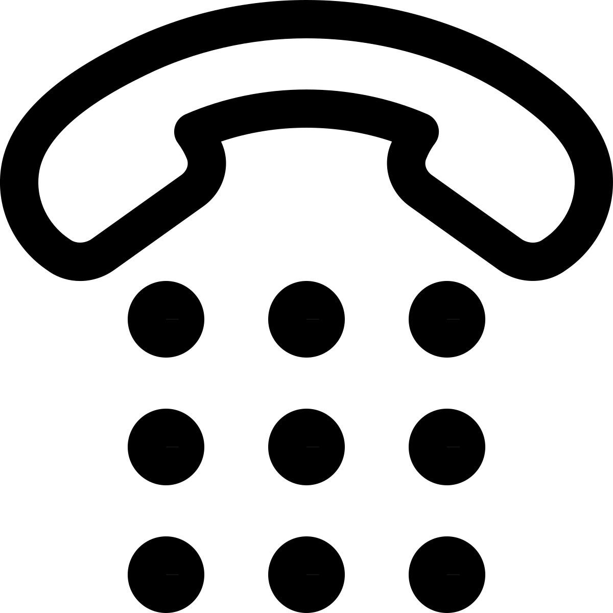 dial pad icon
