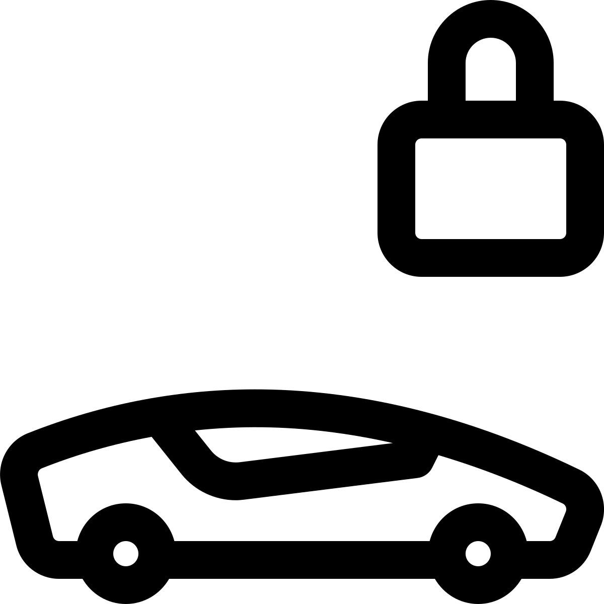 tesla lock icon