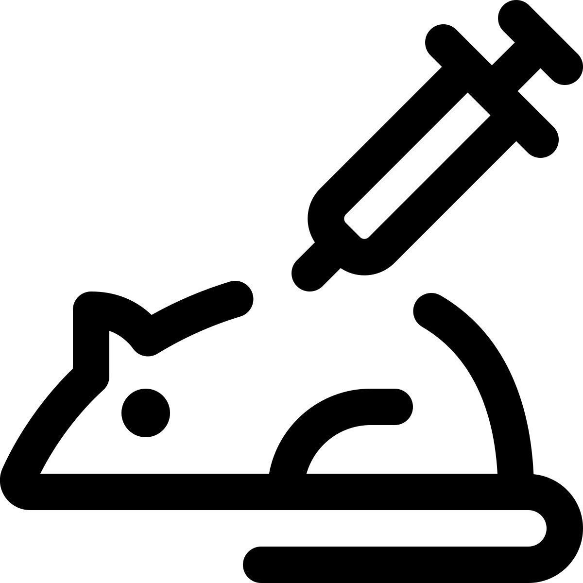 lab mouse testing icon