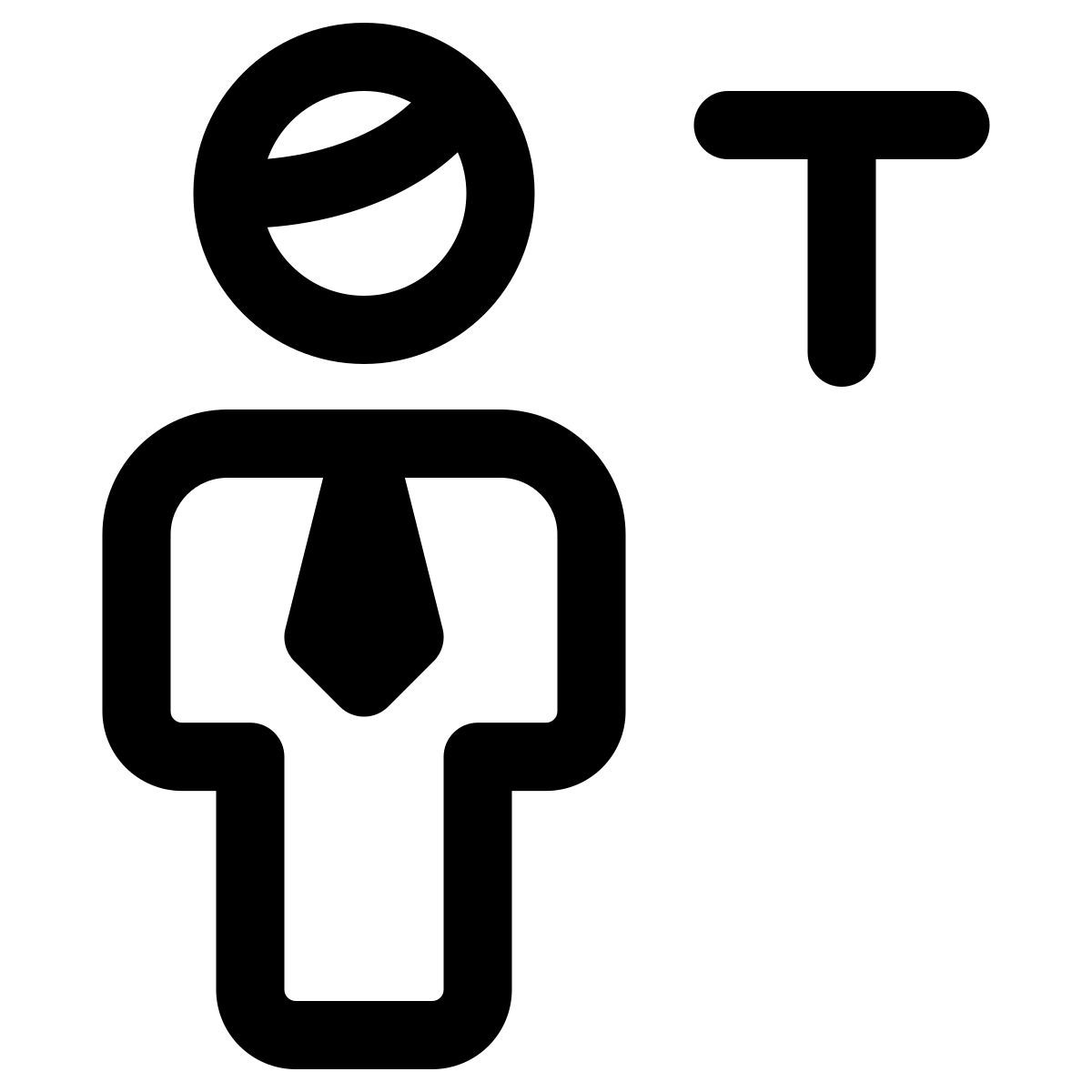 text edit of a document for label and title layout icon