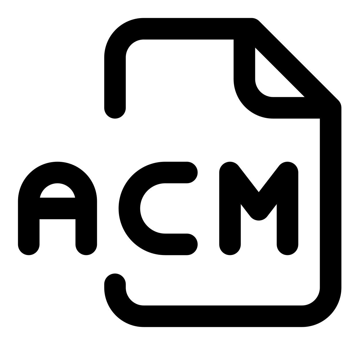 fichier acm icon