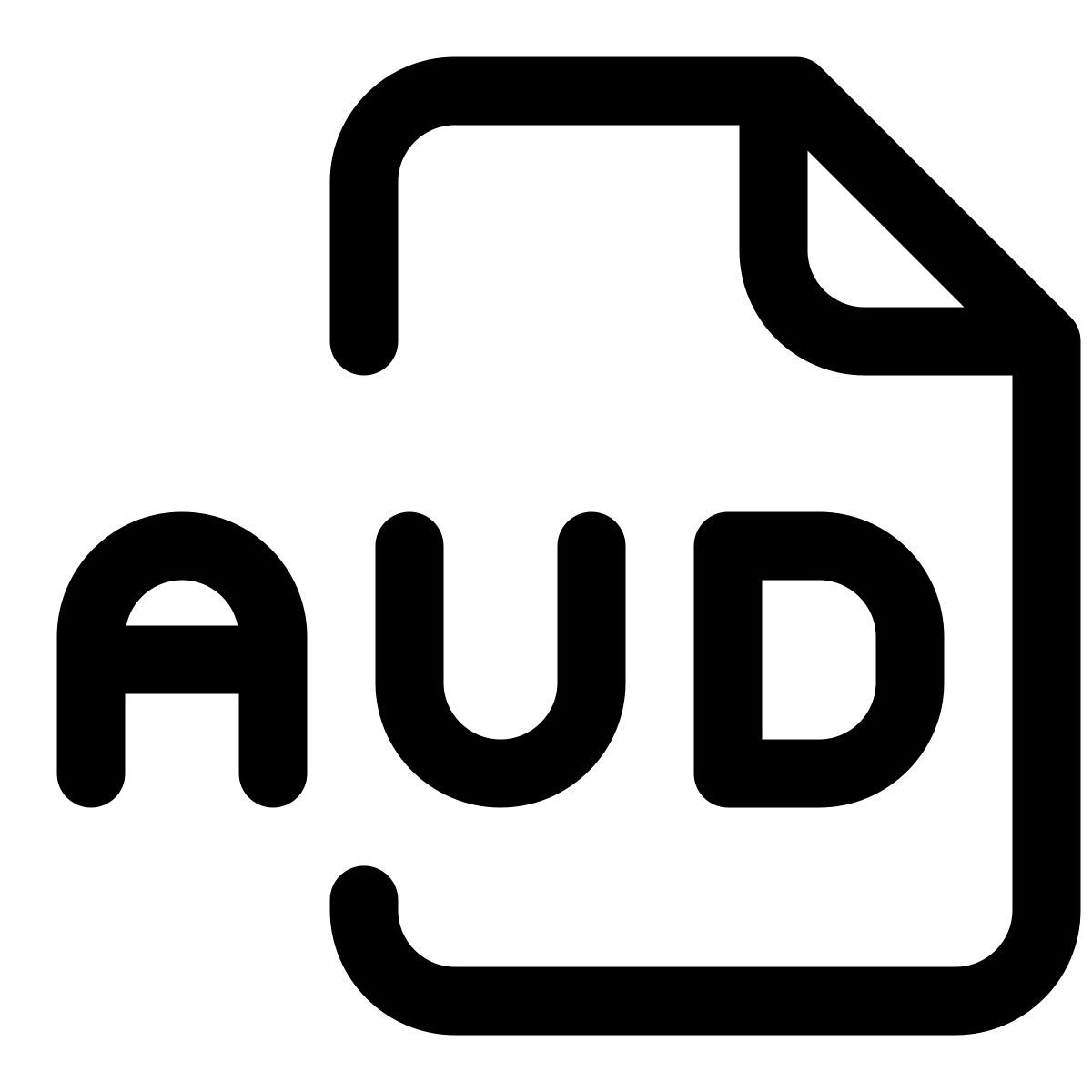archivo aud icon