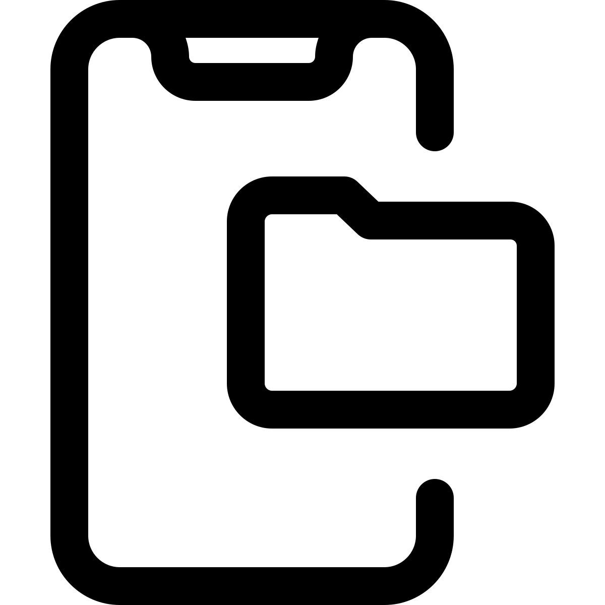 mobile folder icon