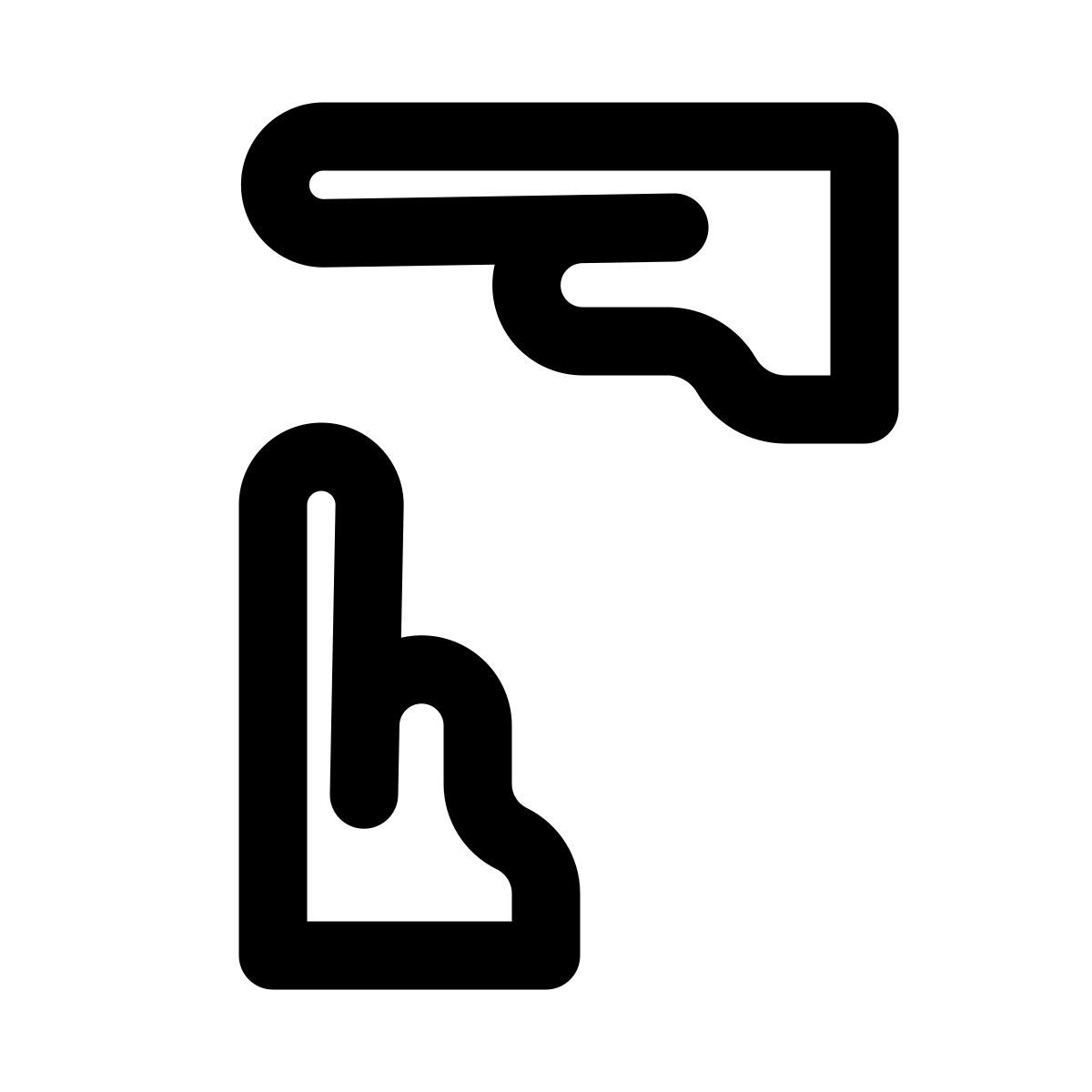 timeout gesture icon