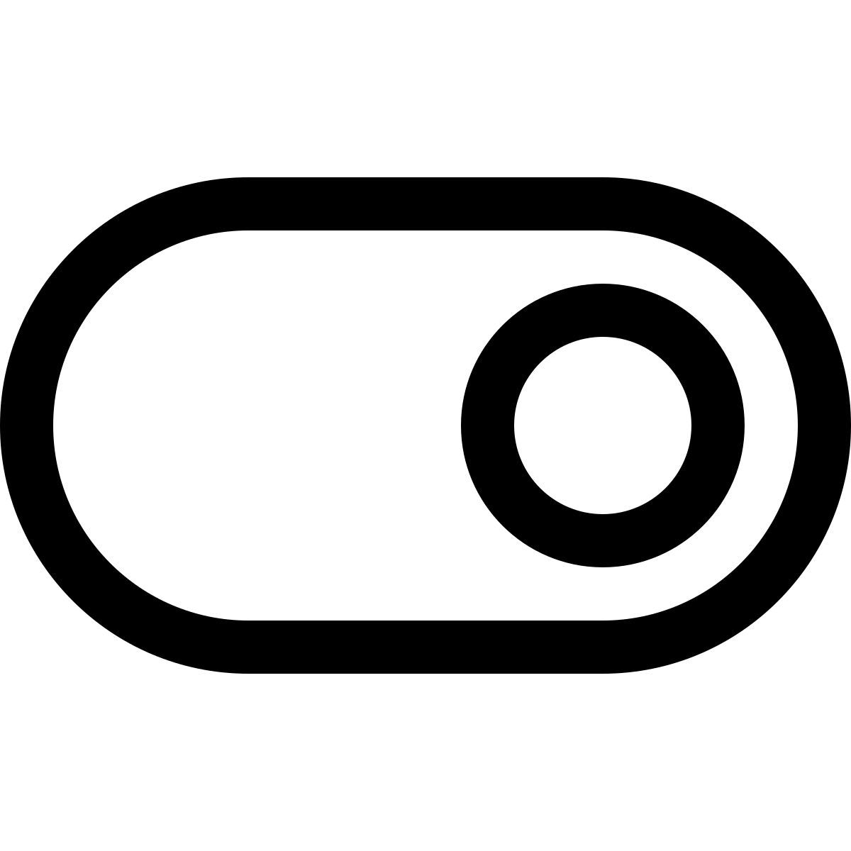 toggle on icon