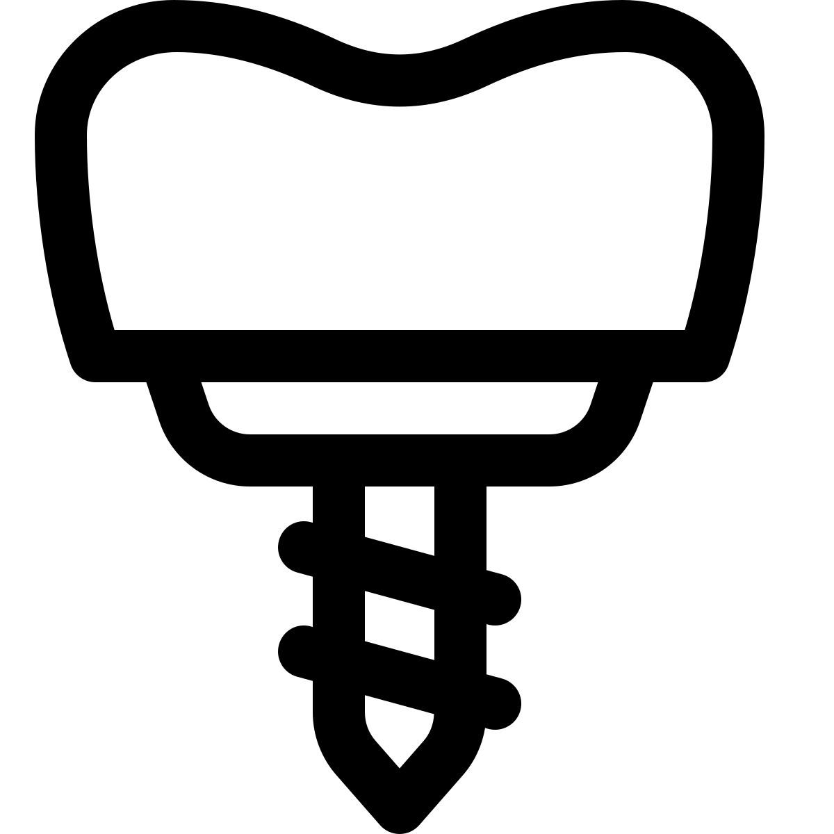 tooth implant icon