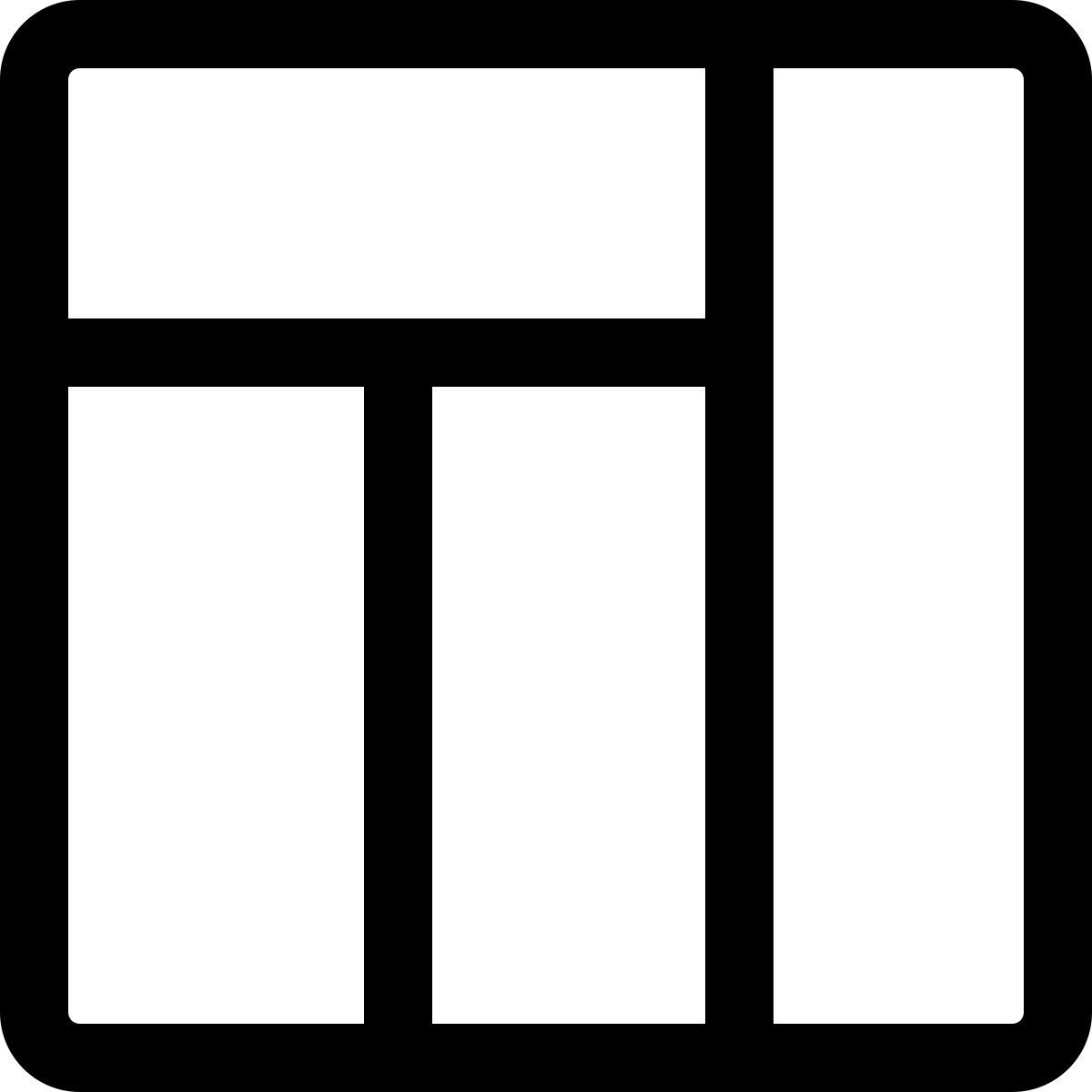 tabella con titolo icon