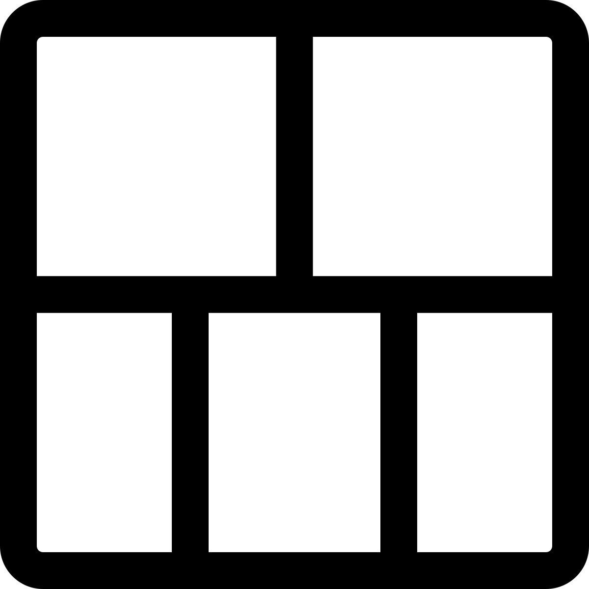 segmented table icon