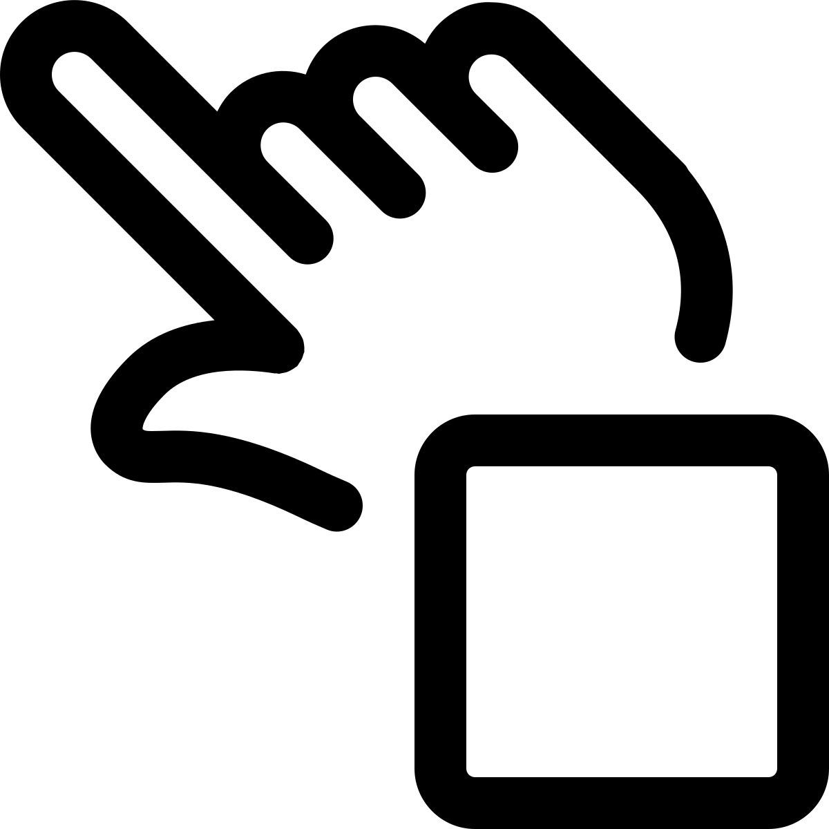 tocca per interrompere icon
