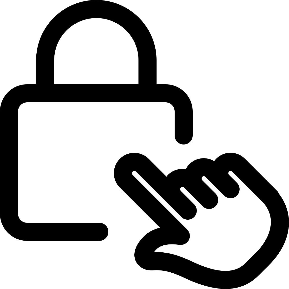 toque para desbloquear icon