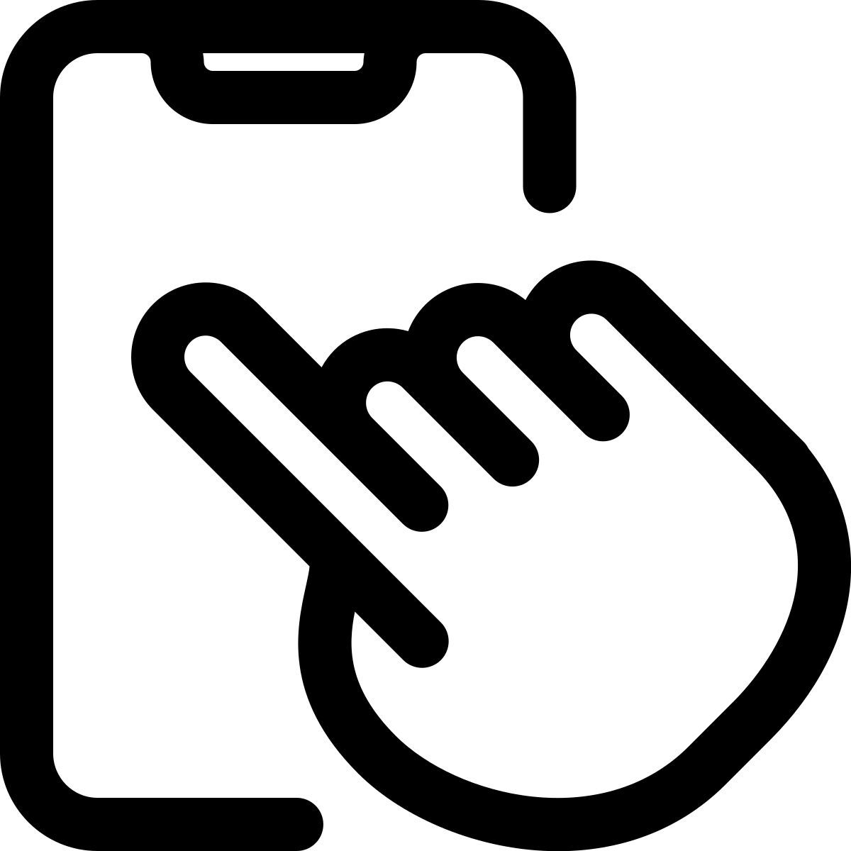 écran tactile icon