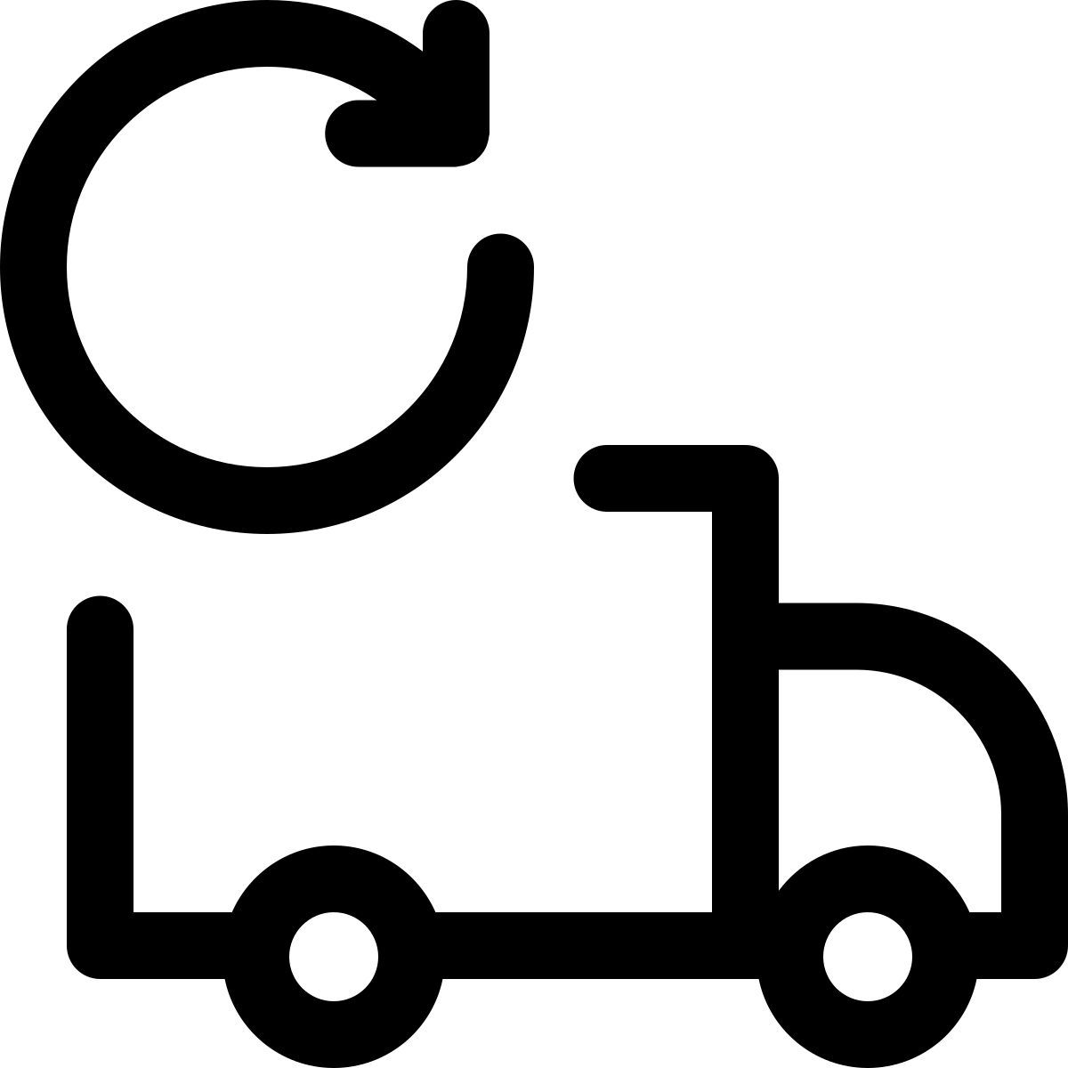 returning truck icon