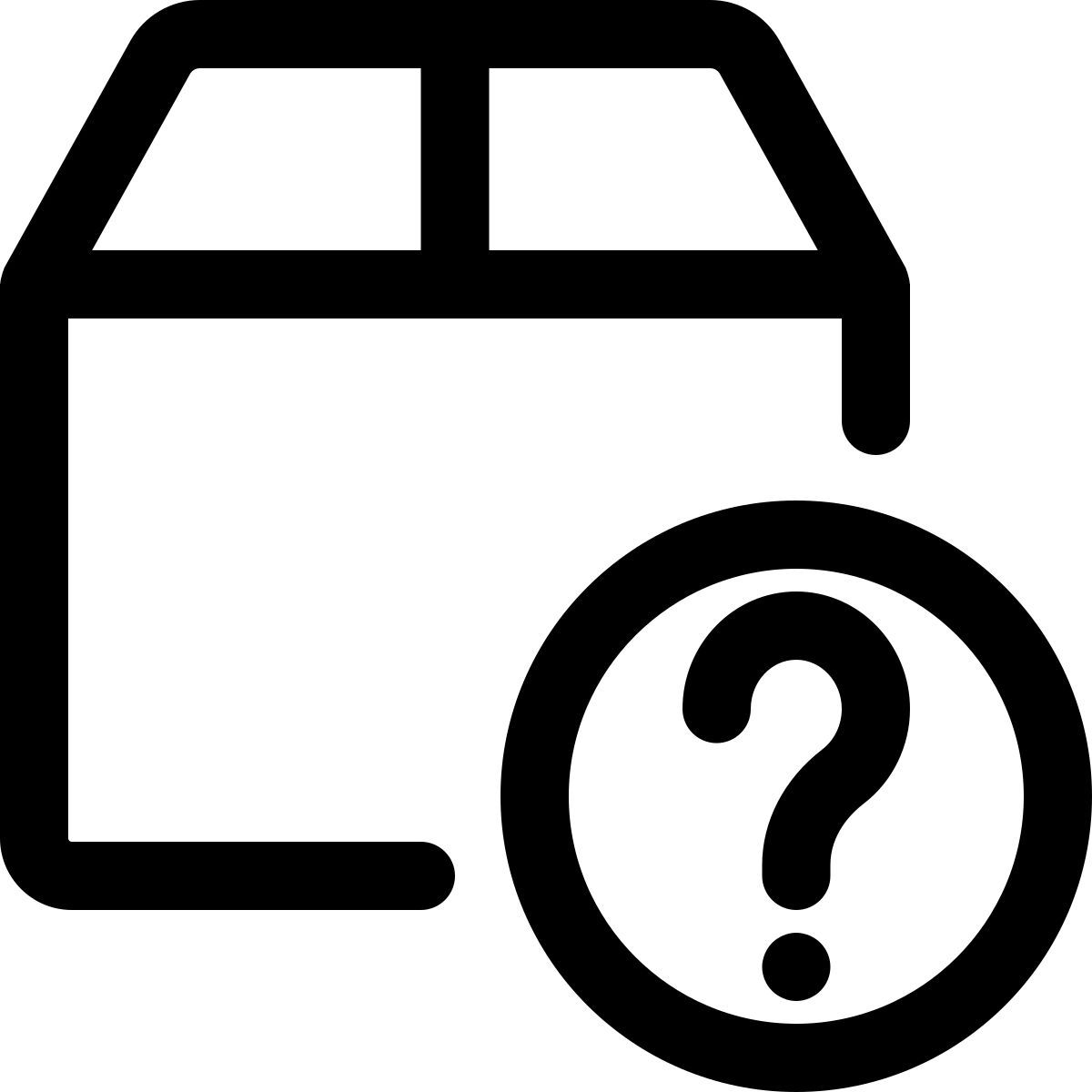 dirección de envío desconocida icon