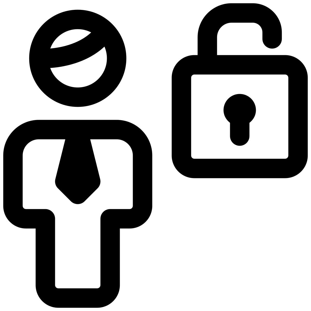 unlocking the access to the businessman list from web portal icon