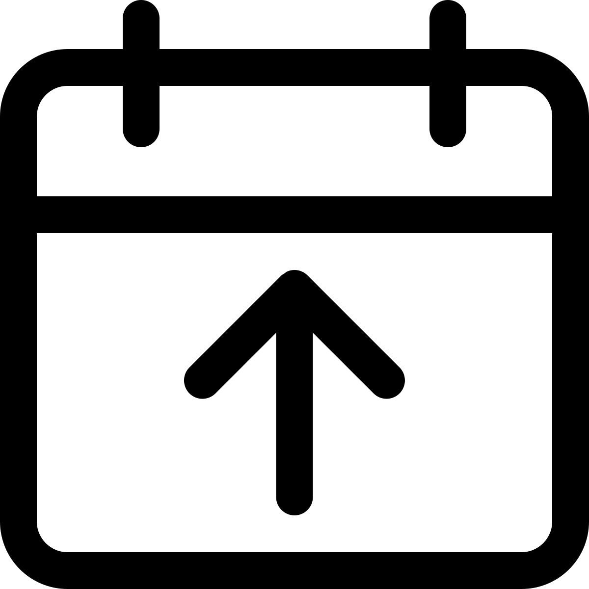 upload calendar icon