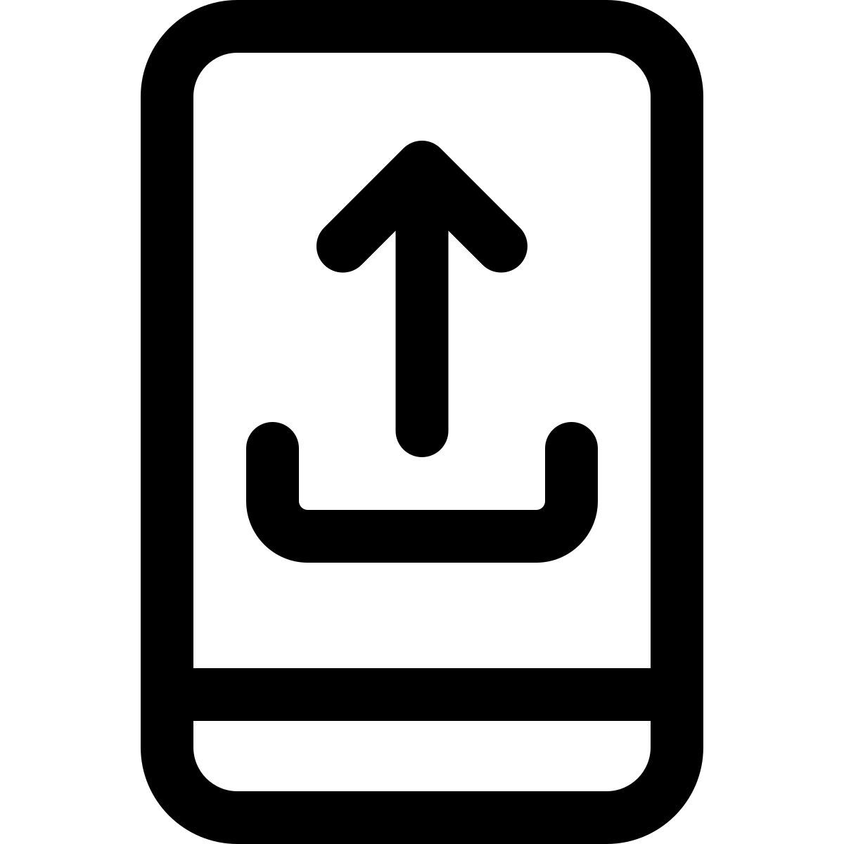 upload mobile data icon