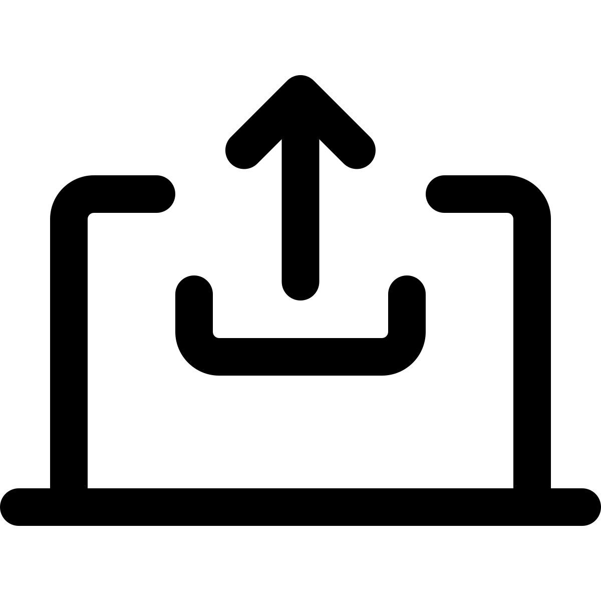 laptop data upload icon