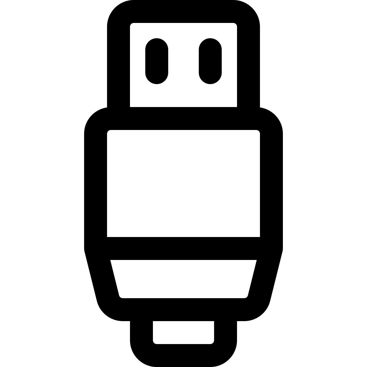 usb connector icon