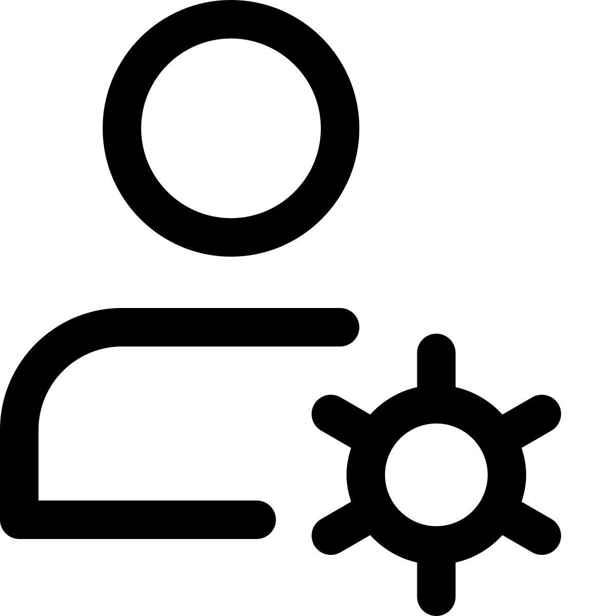 impostazioni del profilo icon