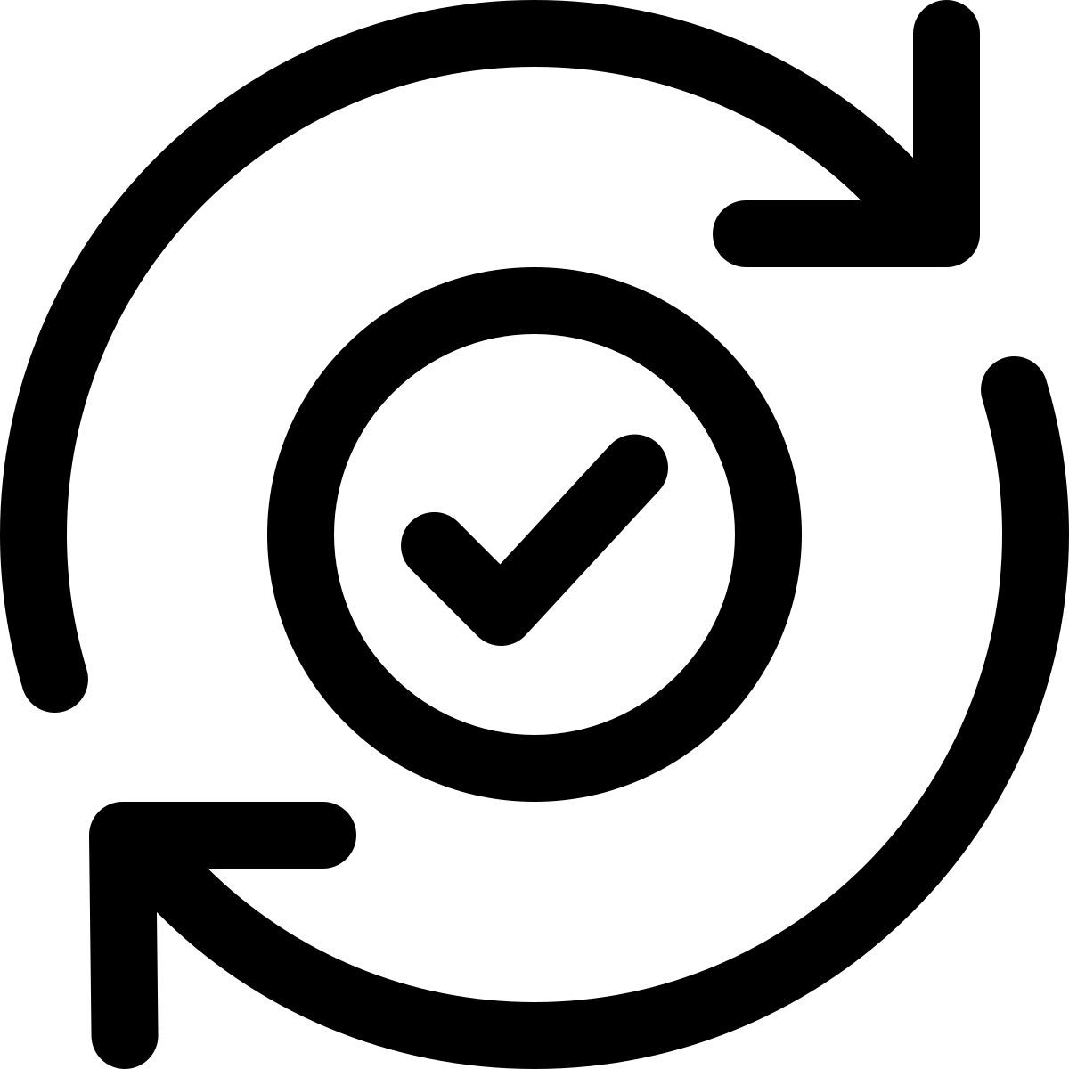 confirmer la synchronisation icon