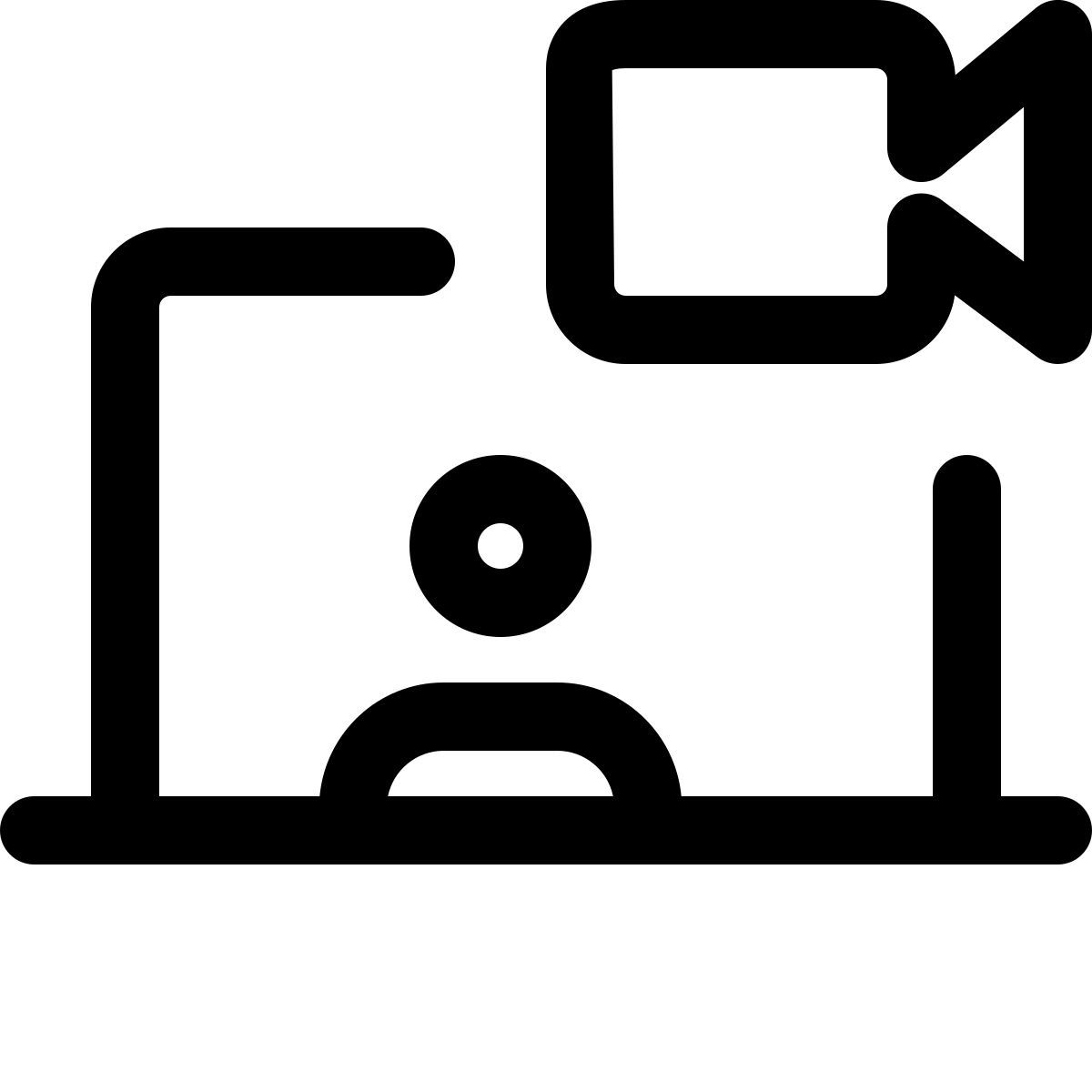 laptop video call icon