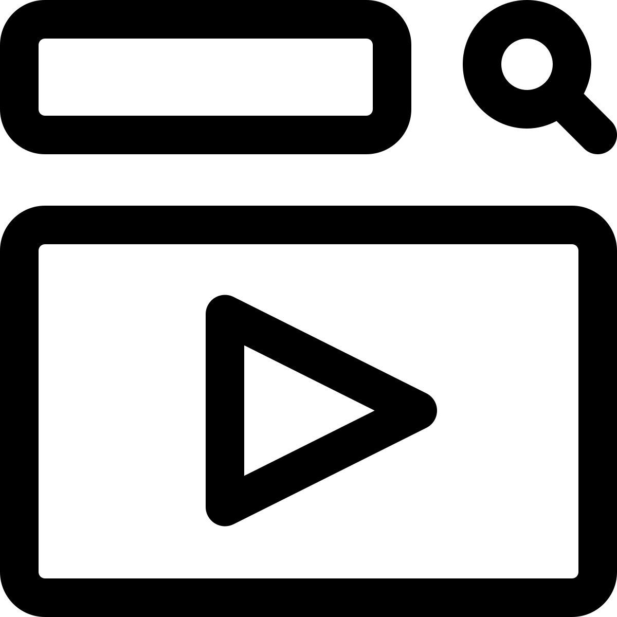 online video plarform icon