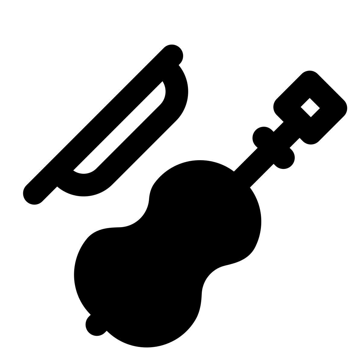 violon externe avec un archet et des cordes pour un spectacle instrument de musique regular tal revivo icon