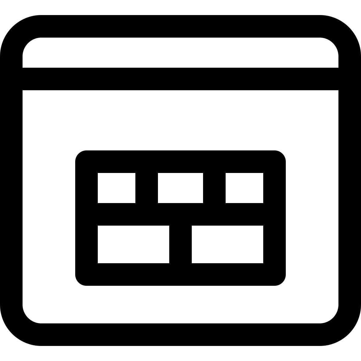 wall or boundary construction contractor web portal icon