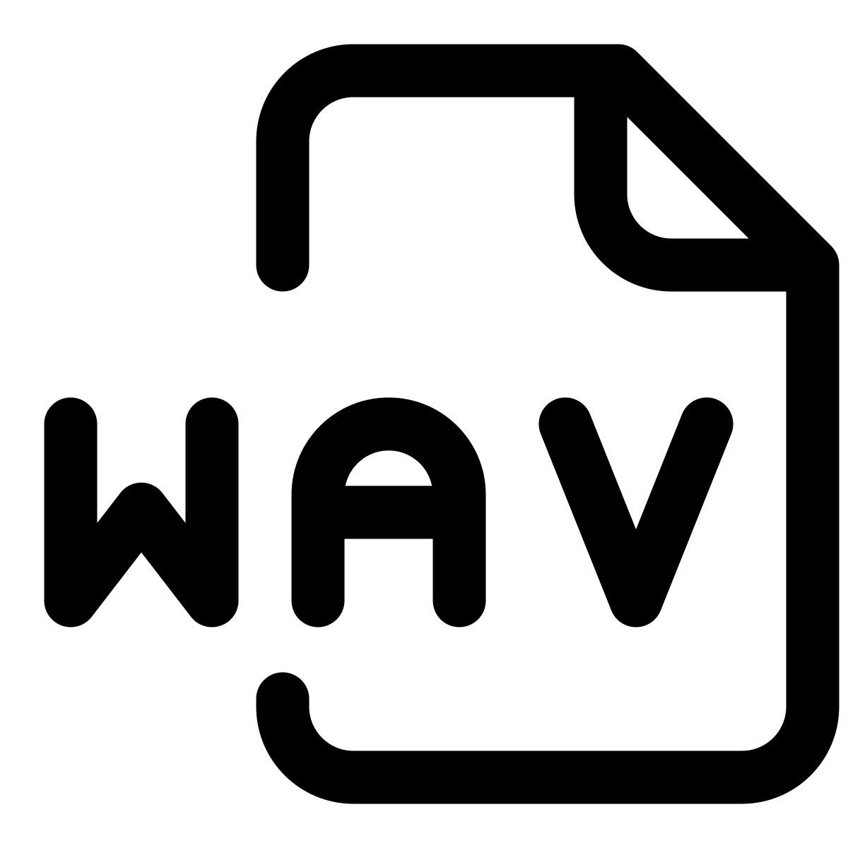 wav file icon