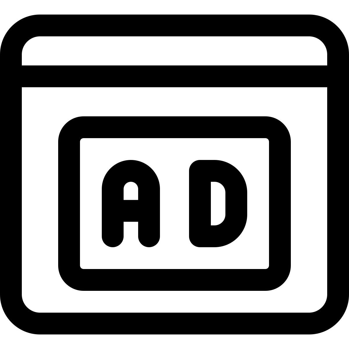 web ads icon