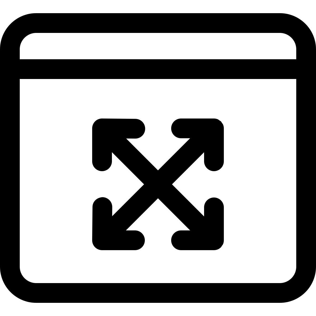 fenstergröße ändern icon