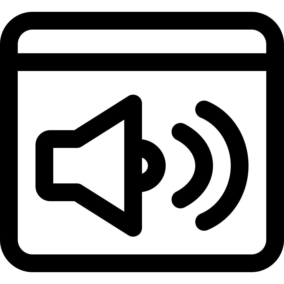 son du navigateur icon