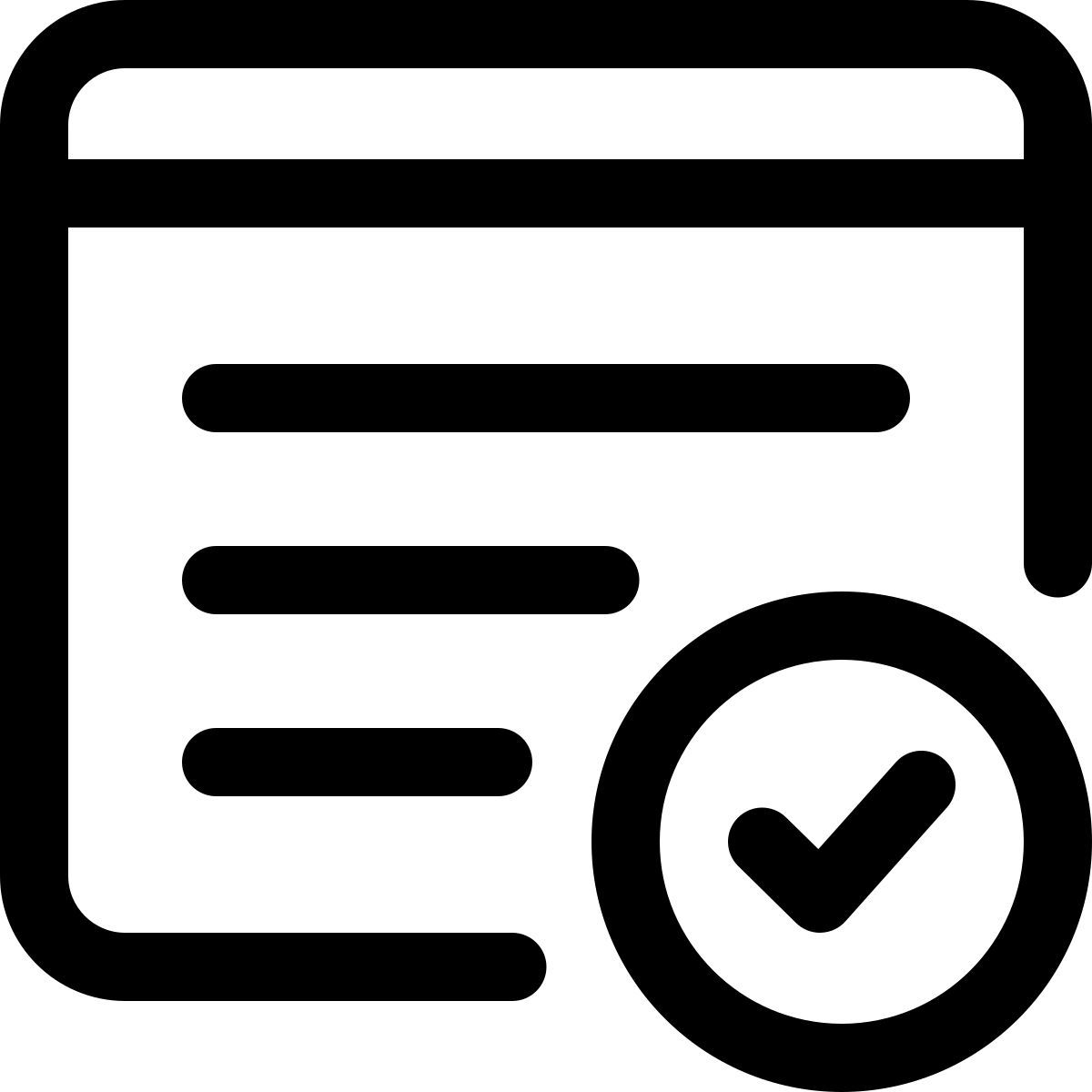 web checklist icon