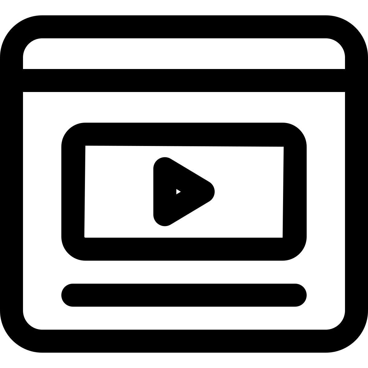 online video icon
