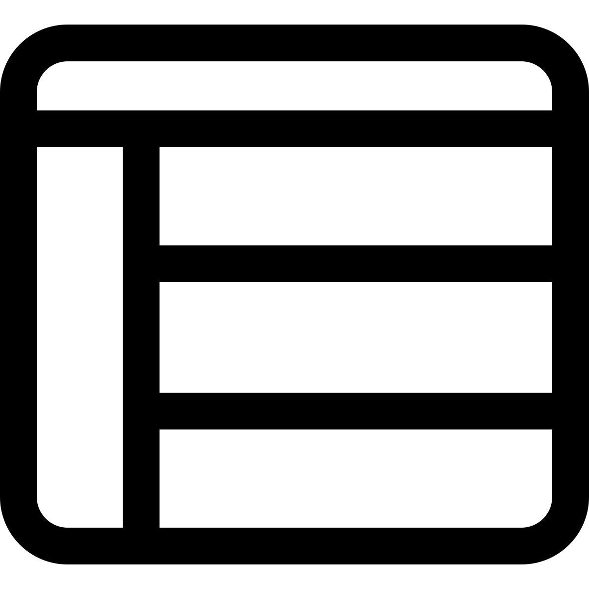 website layout icon