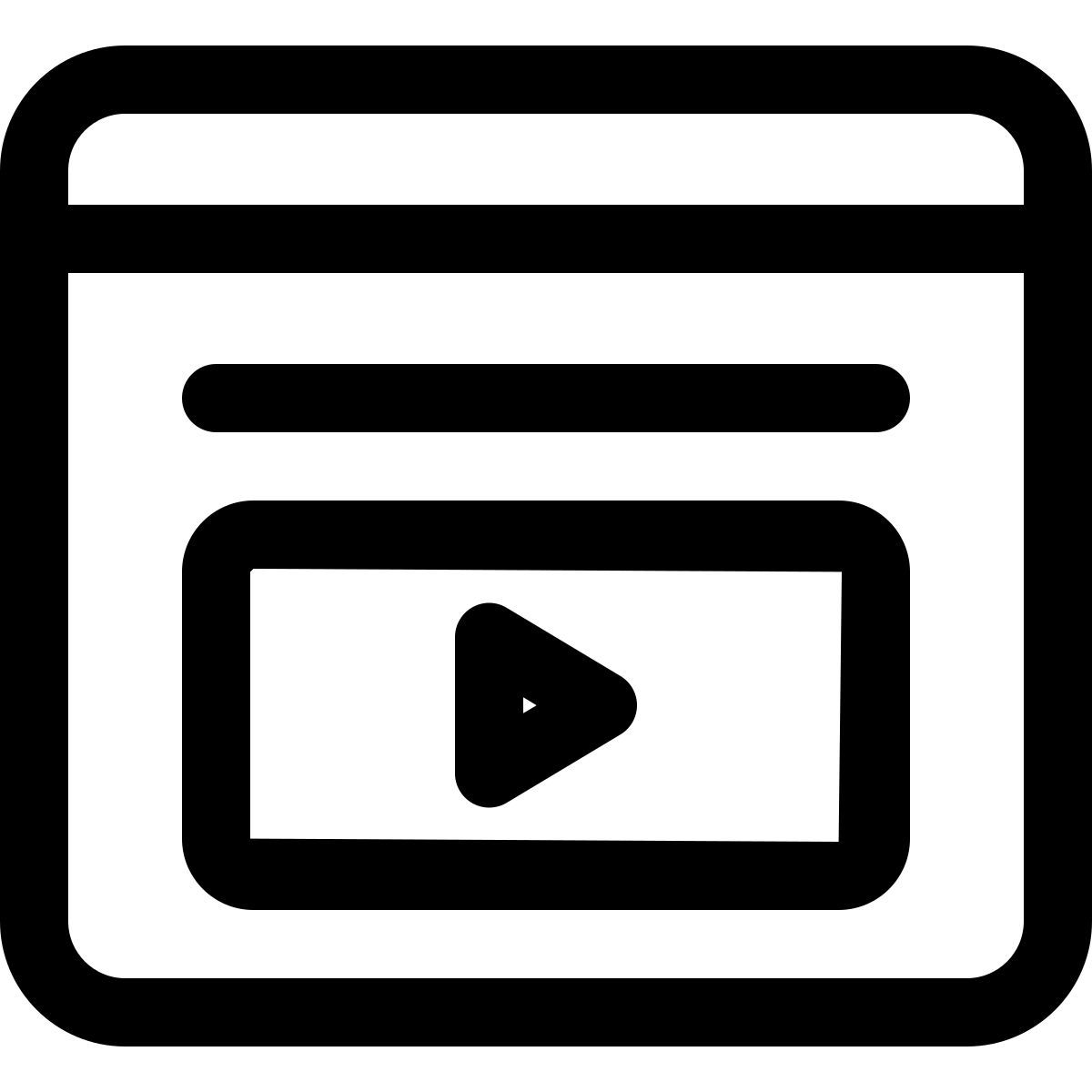 online video icon