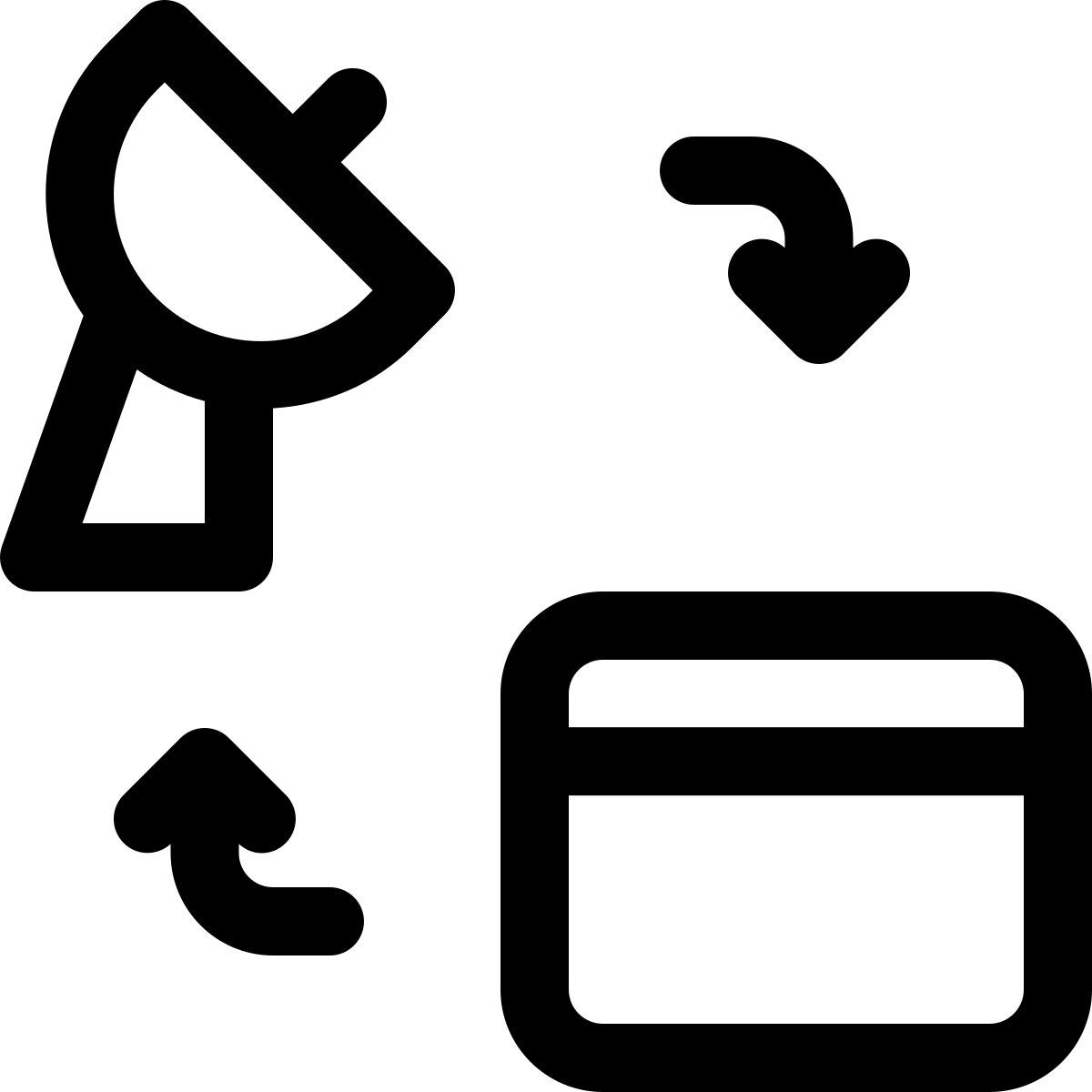 web to satellite dish icon