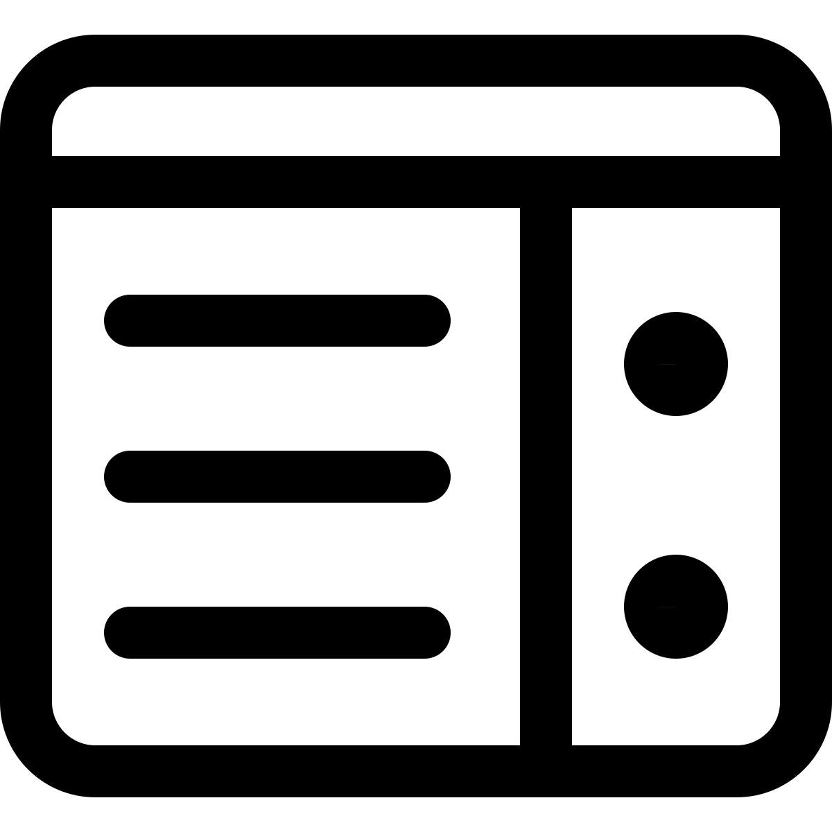 modelo de página da web icon