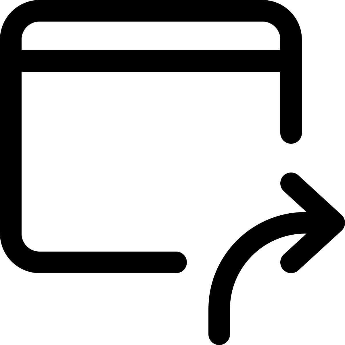 web weiterleitung icon