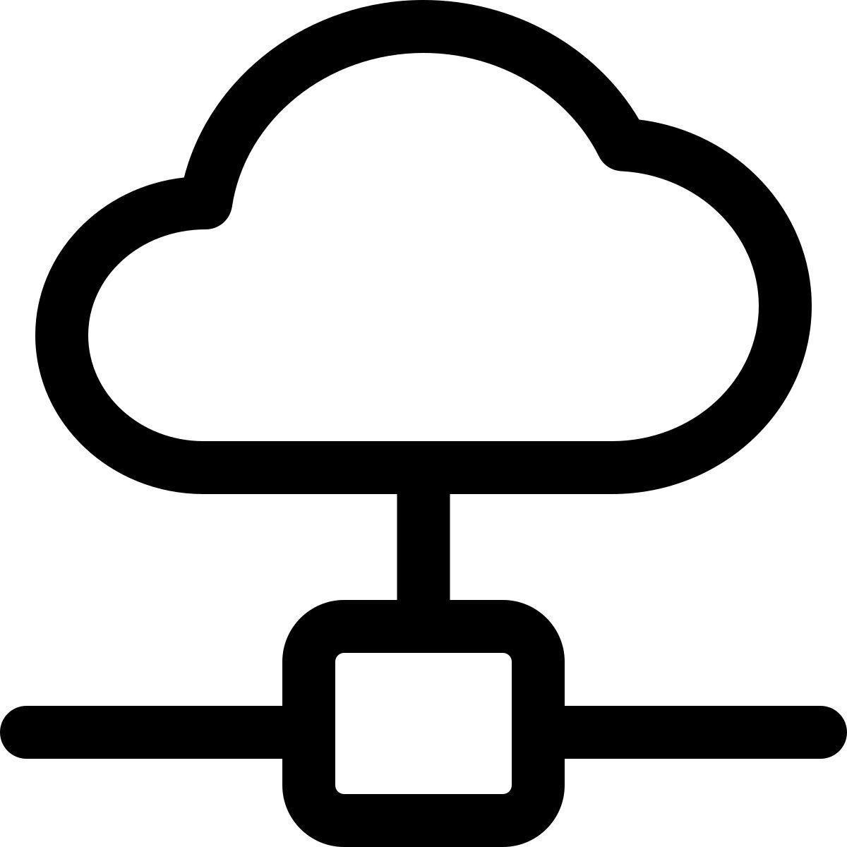 cloud netzwerk icon
